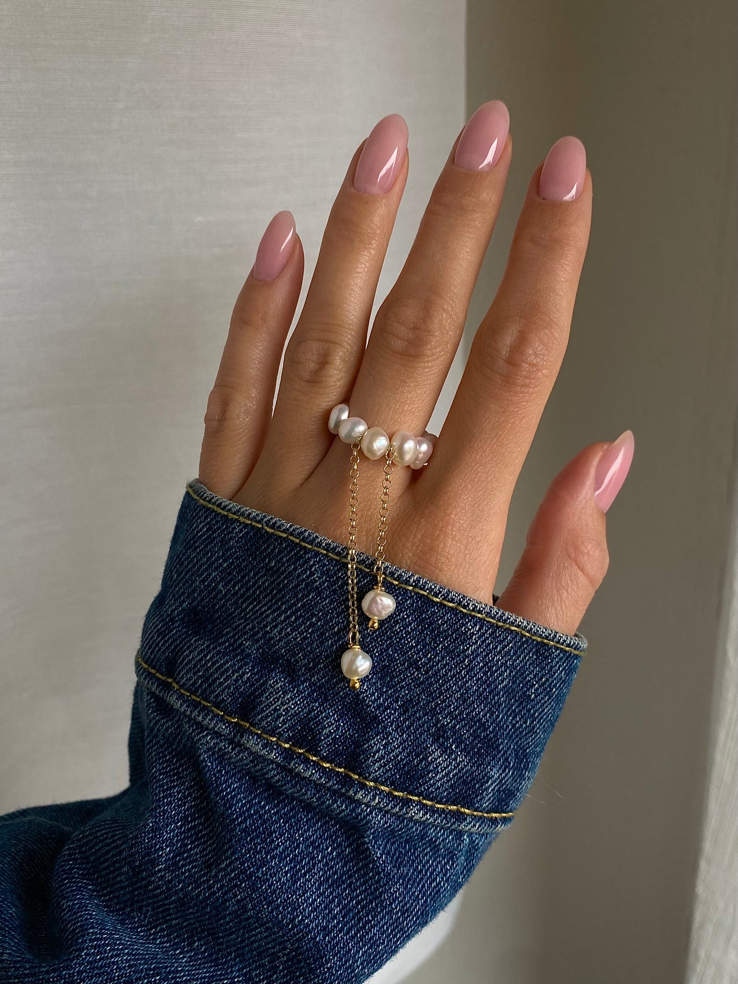 PEARL DROPS RING