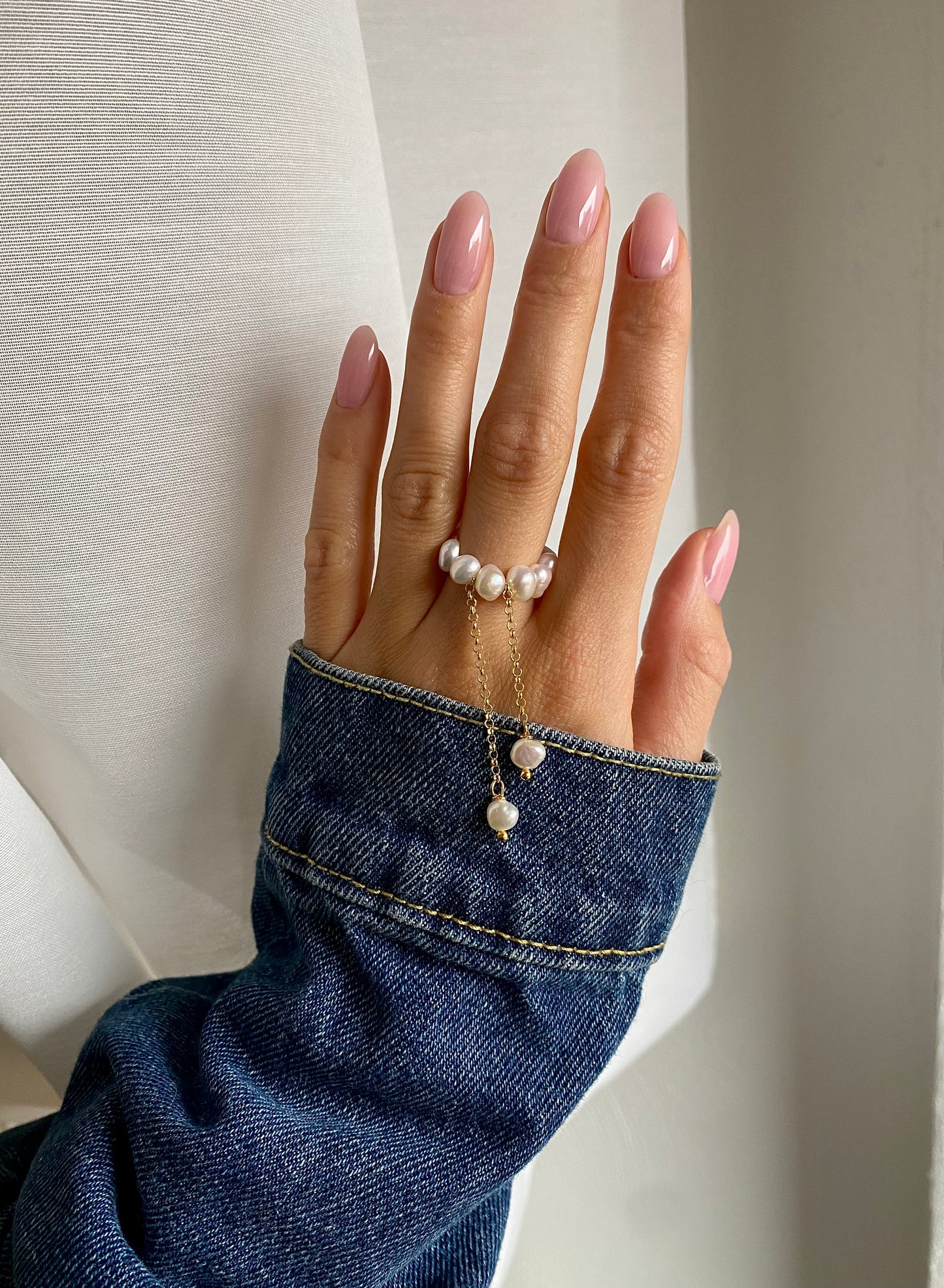 PEARL DROPS RING