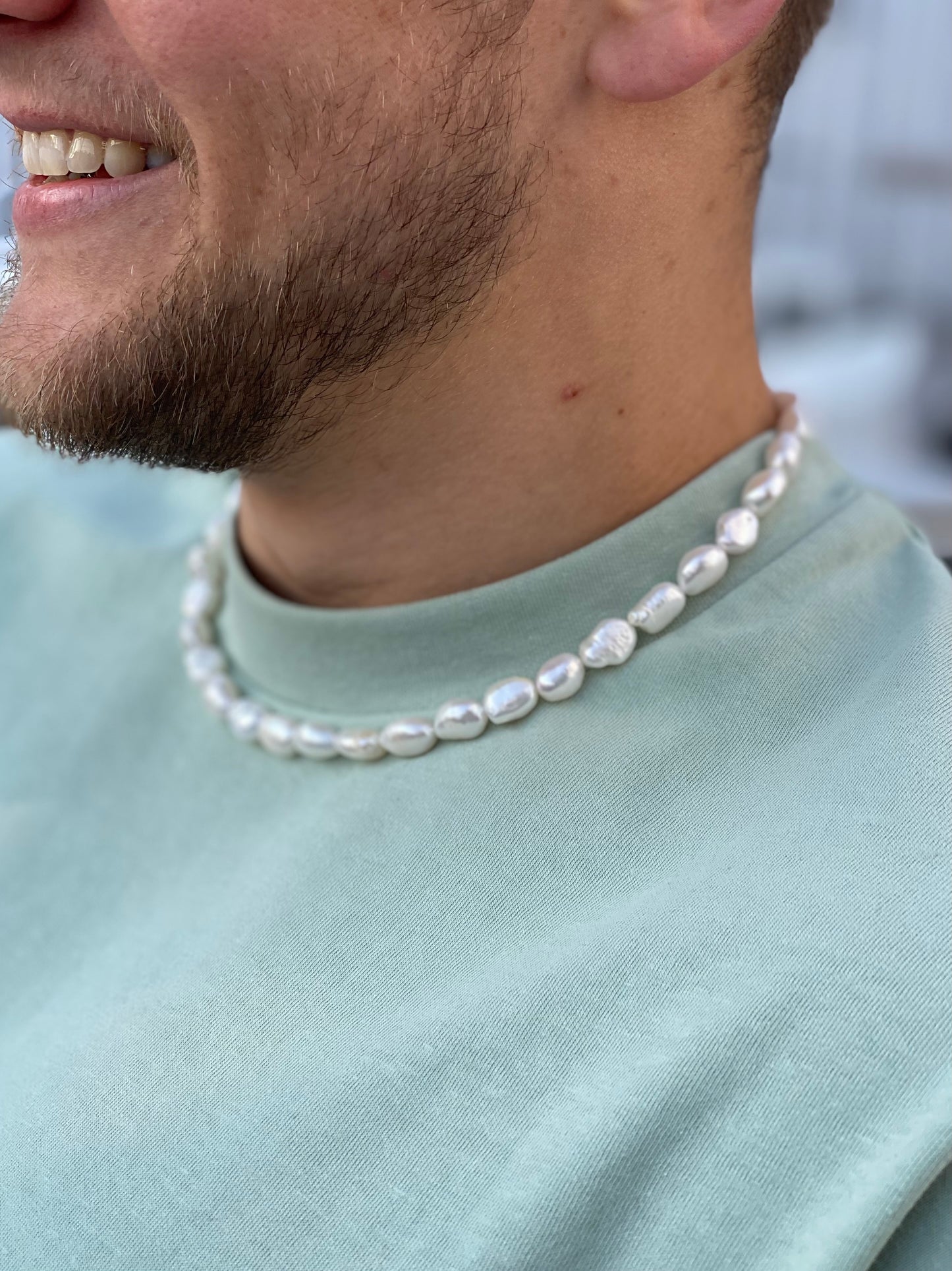 CHUNKY FRESHWATER PEARL NECKLACE