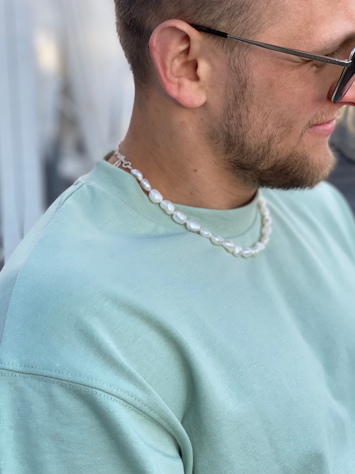 CHUNKY FRESHWATER PEARL NECKLACE