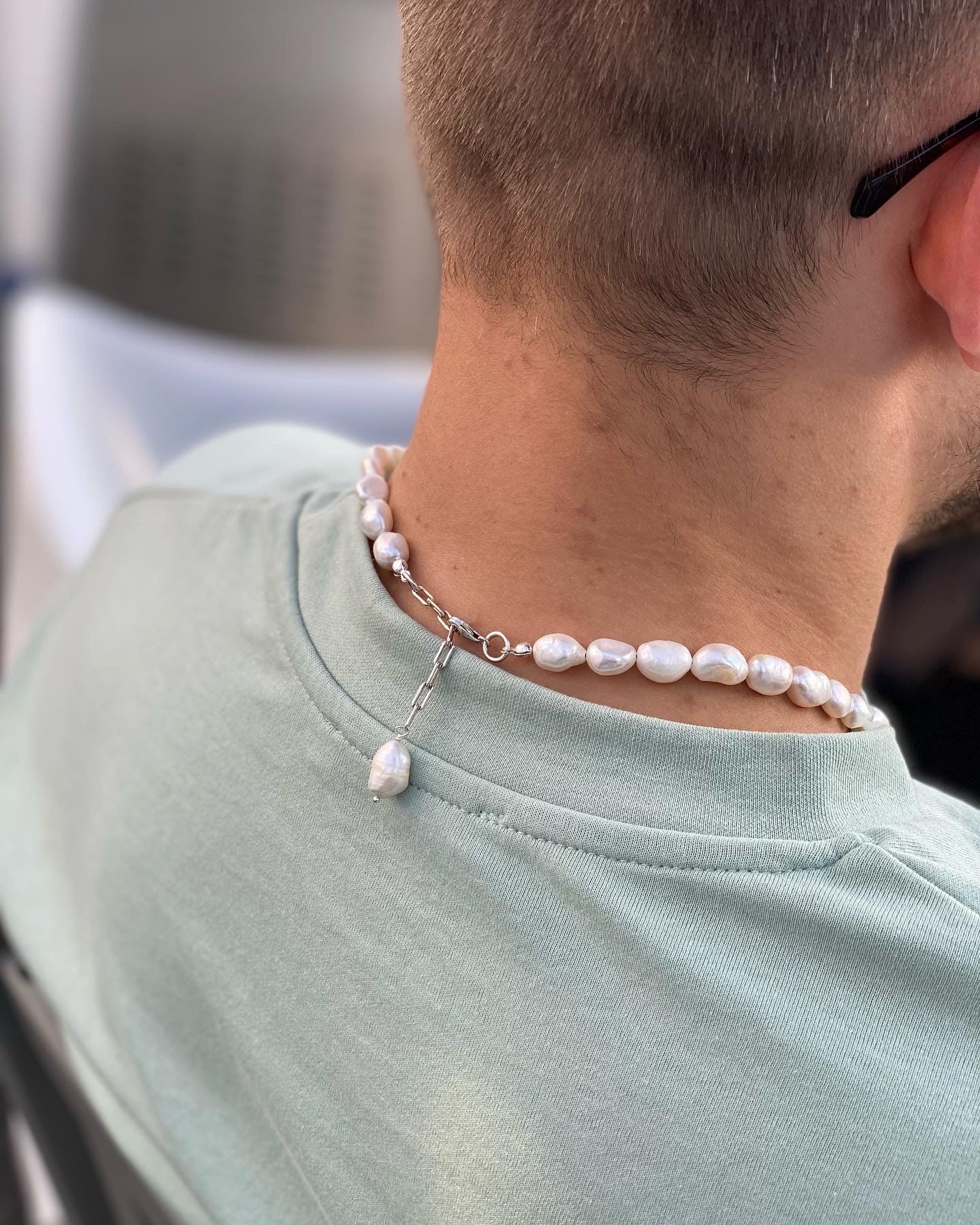 CHUNKY FRESHWATER PEARL NECKLACE
