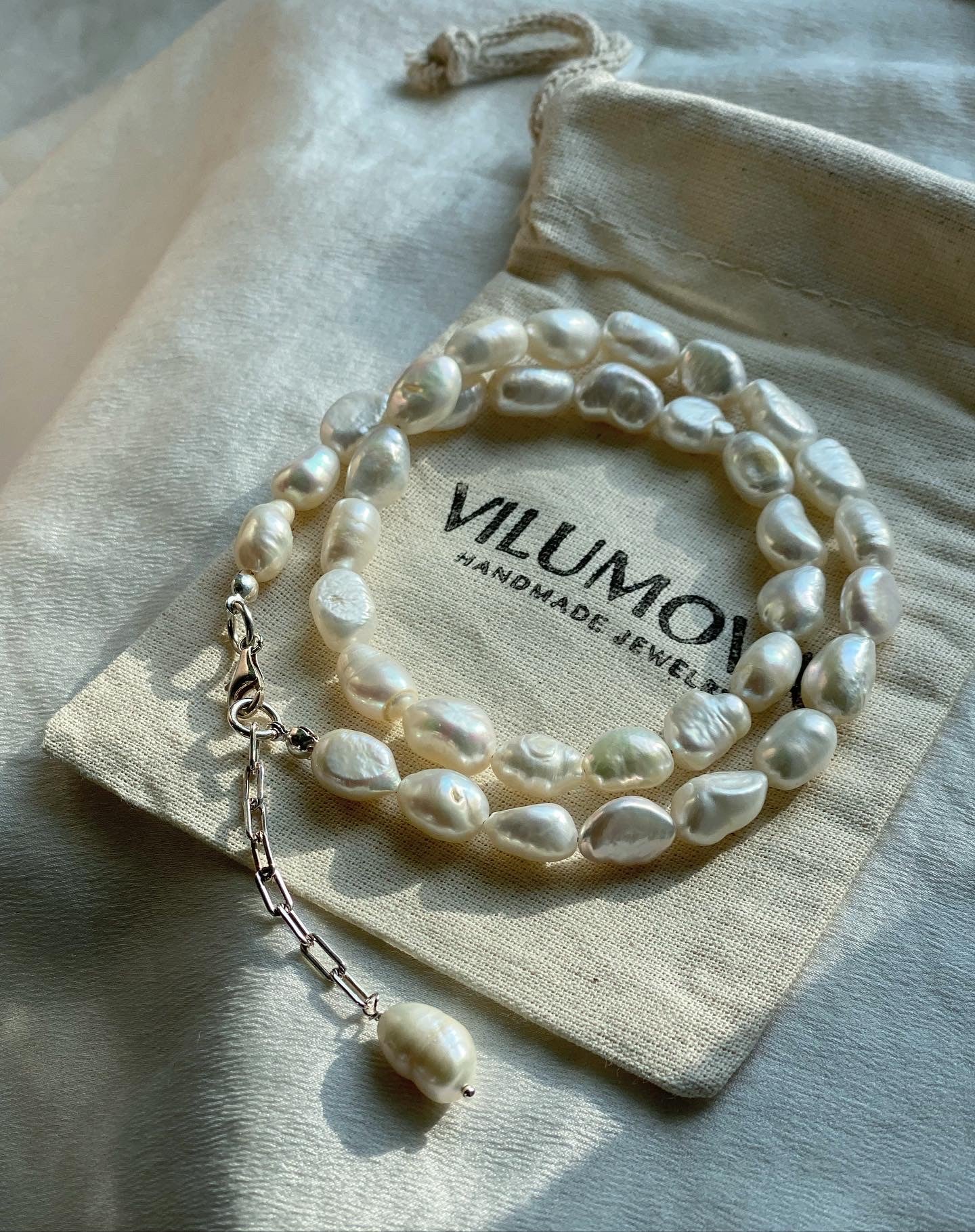 CHUNKY FRESHWATER PEARL NECKLACE