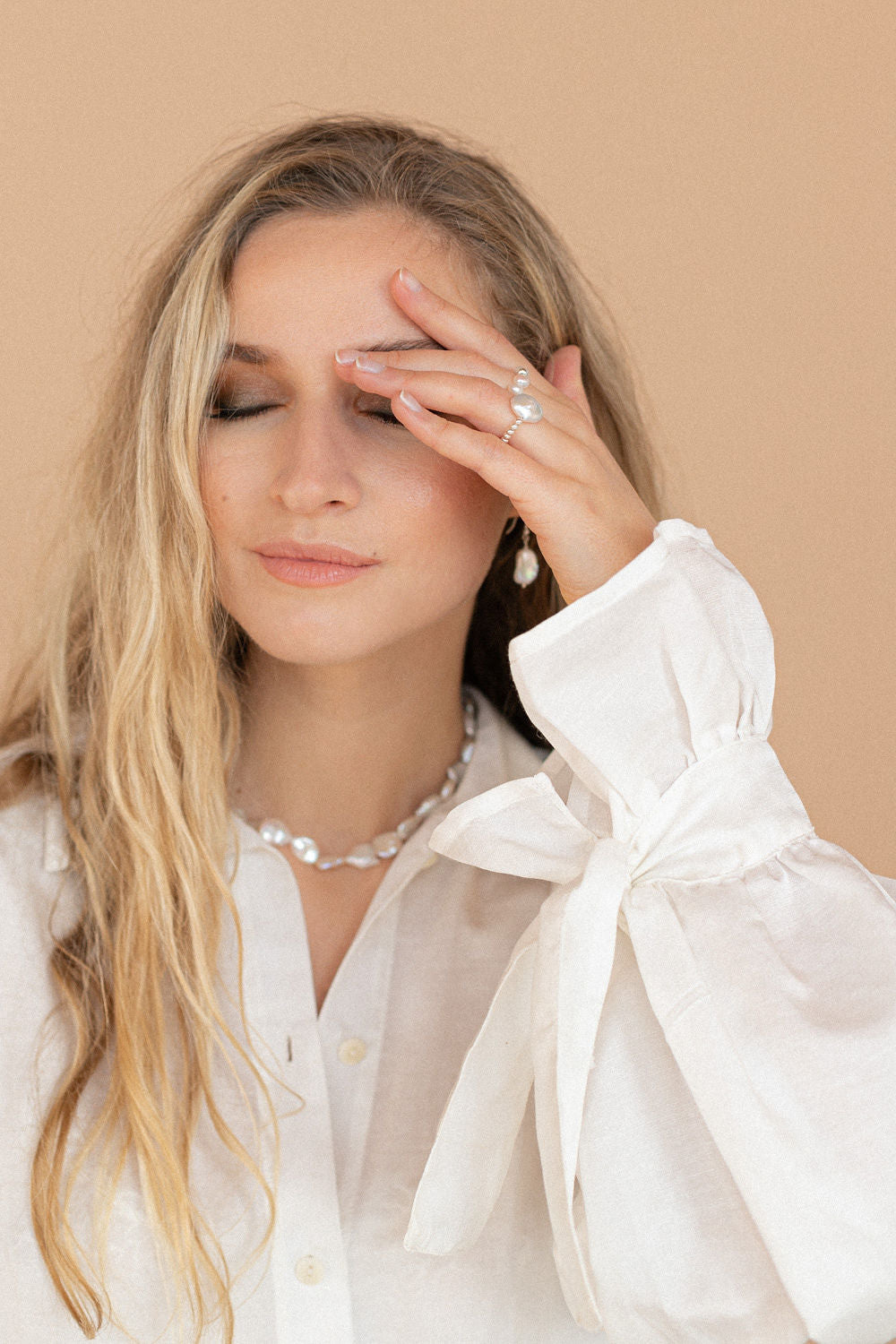 COIN PEARL RING