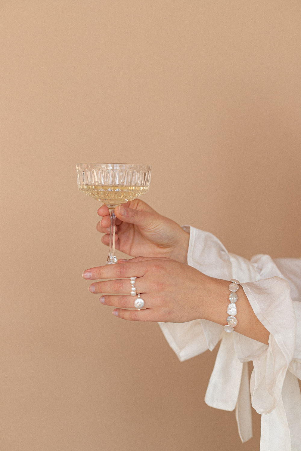 COIN PEARL RING