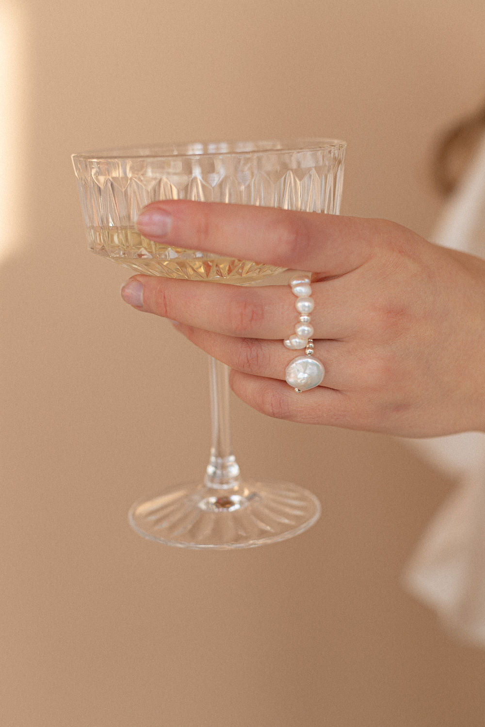COIN PEARL RING