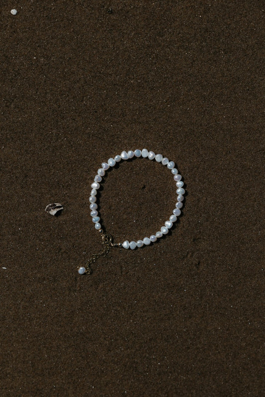IRREGULAR PEARL ANKLET