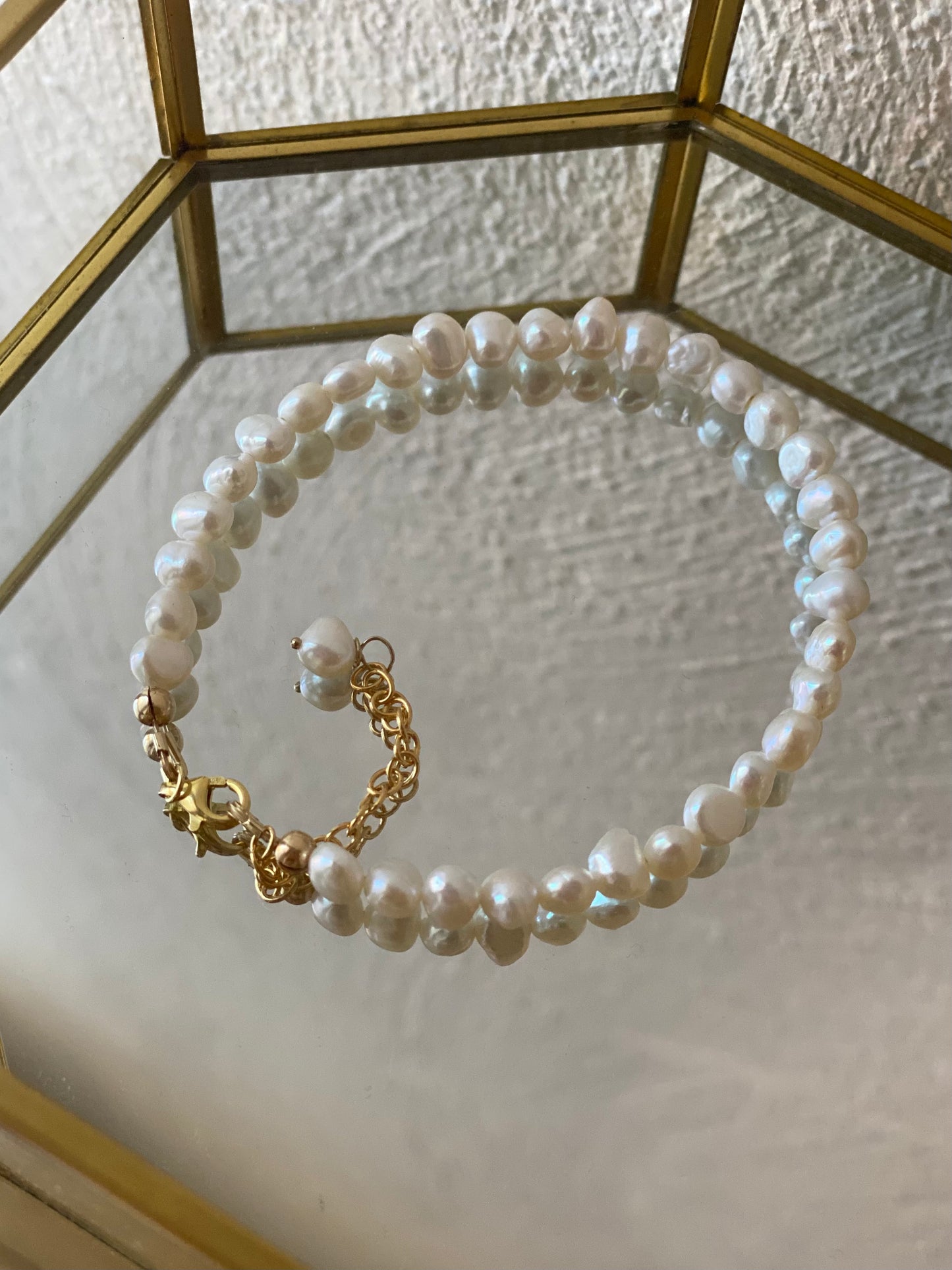 Irregular Pearl Anklet