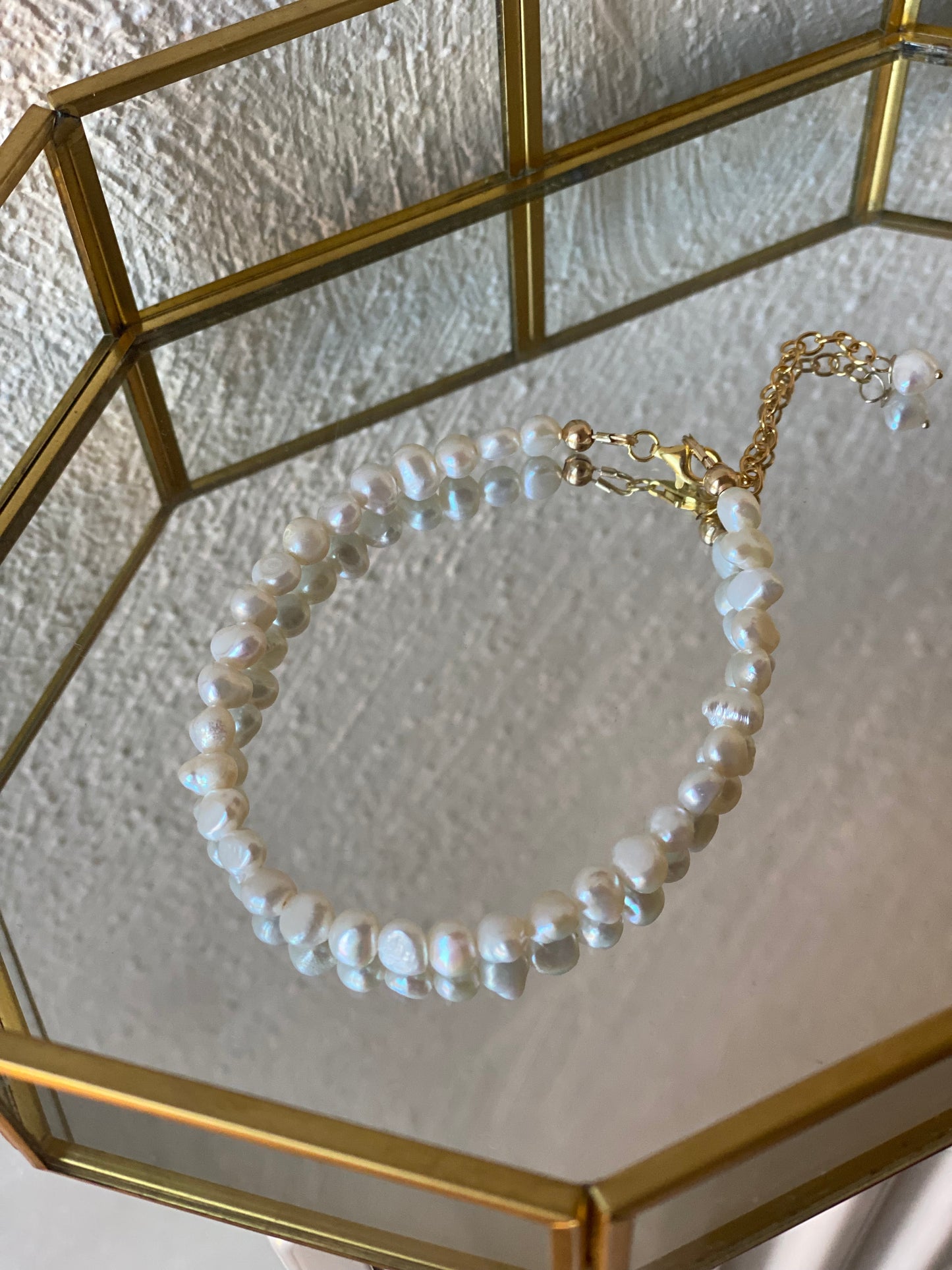 Irregular Pearl Anklet