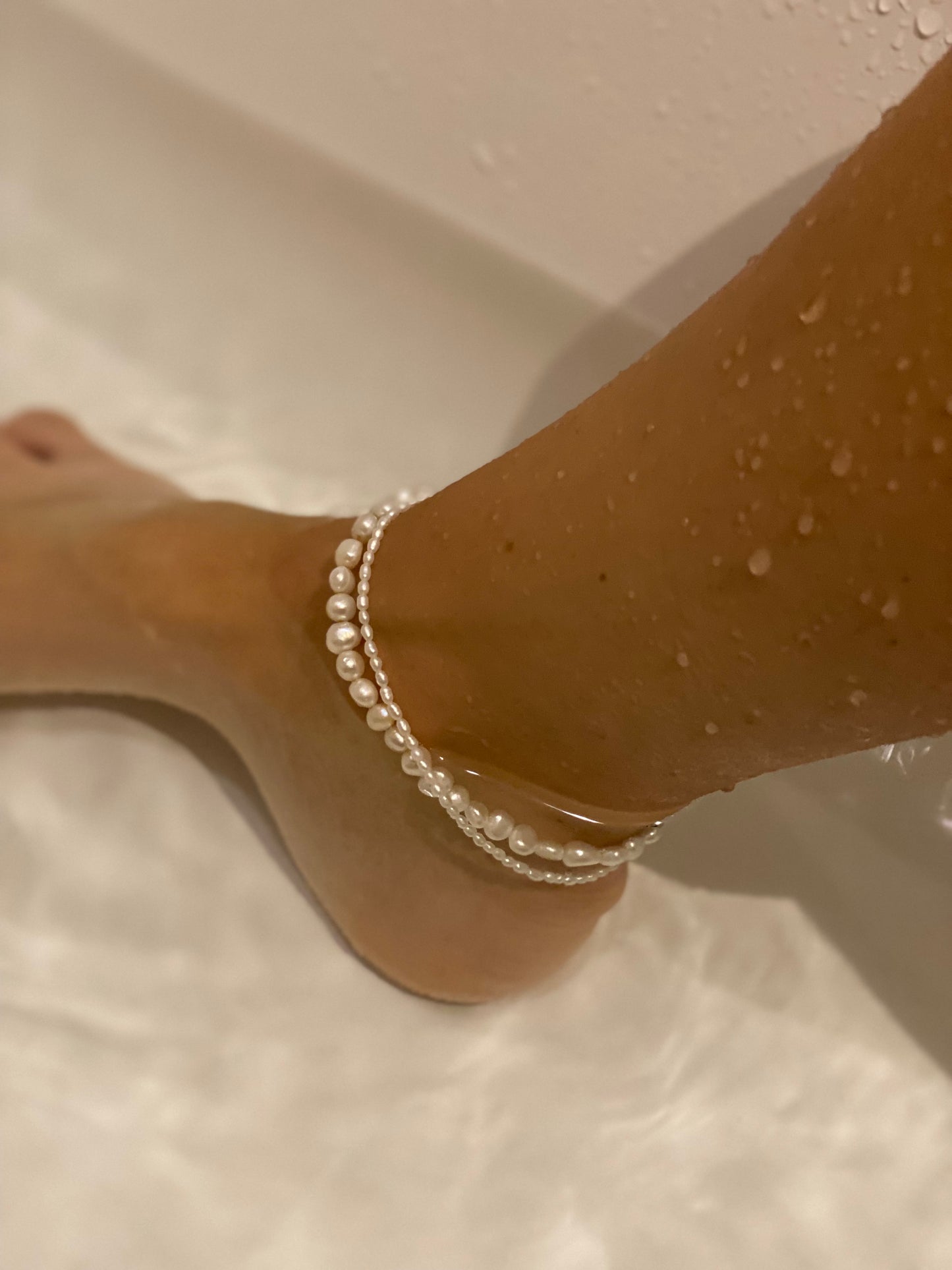 Irregular Pearl Anklet