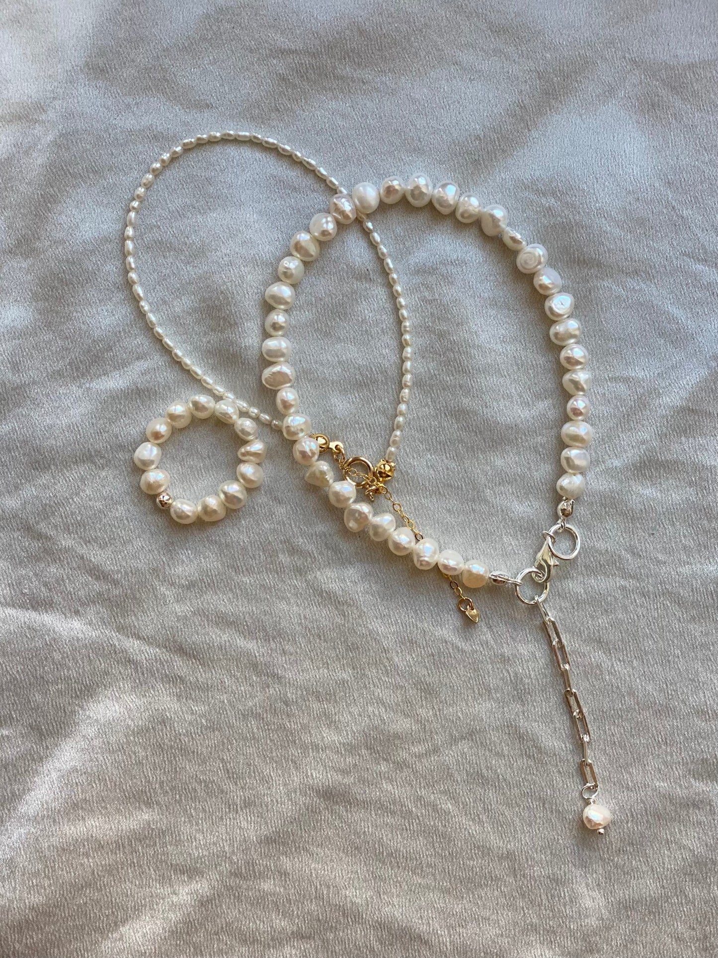 Irregular Pearl Anklet