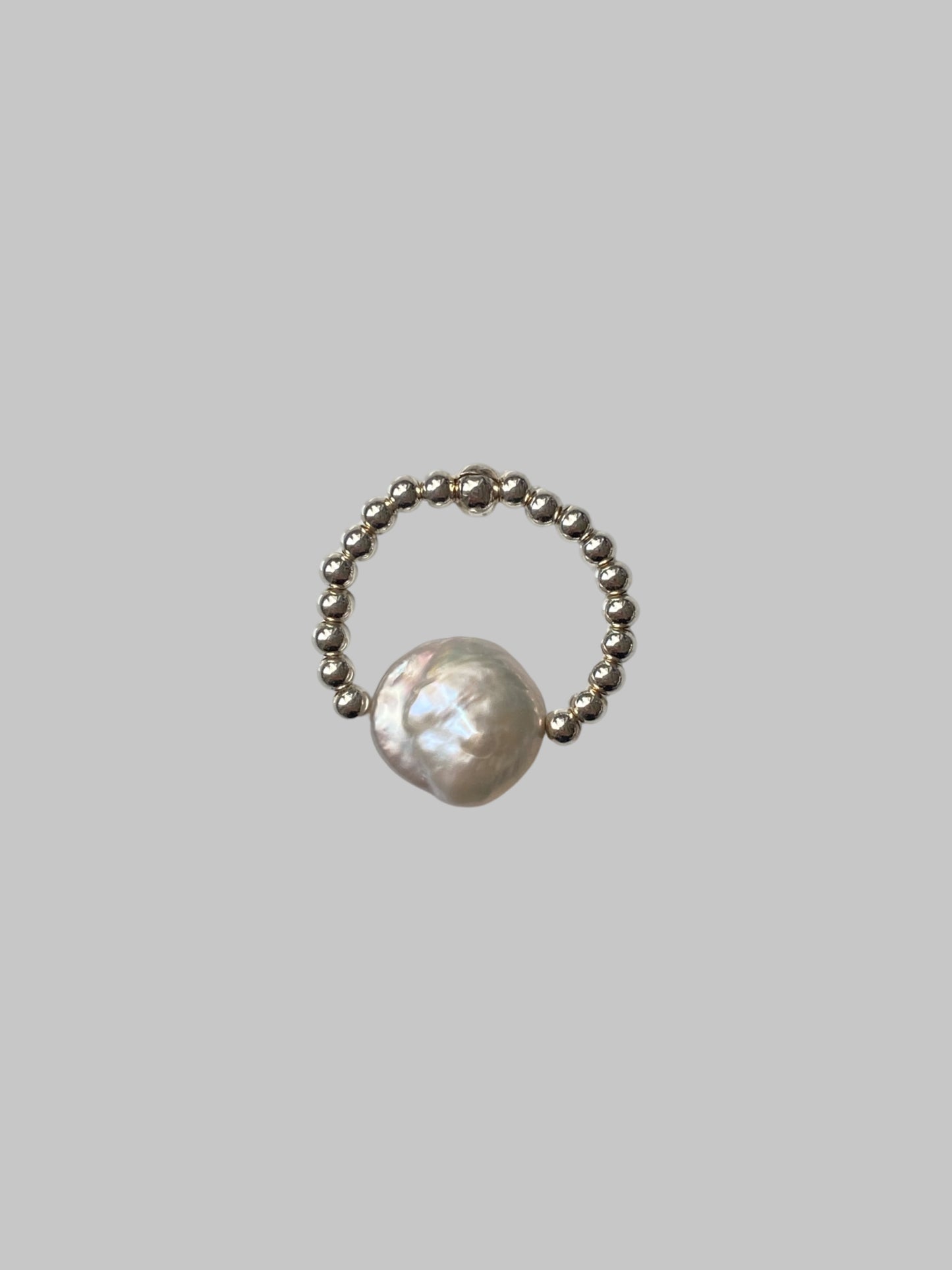 Coin Pearl Ring