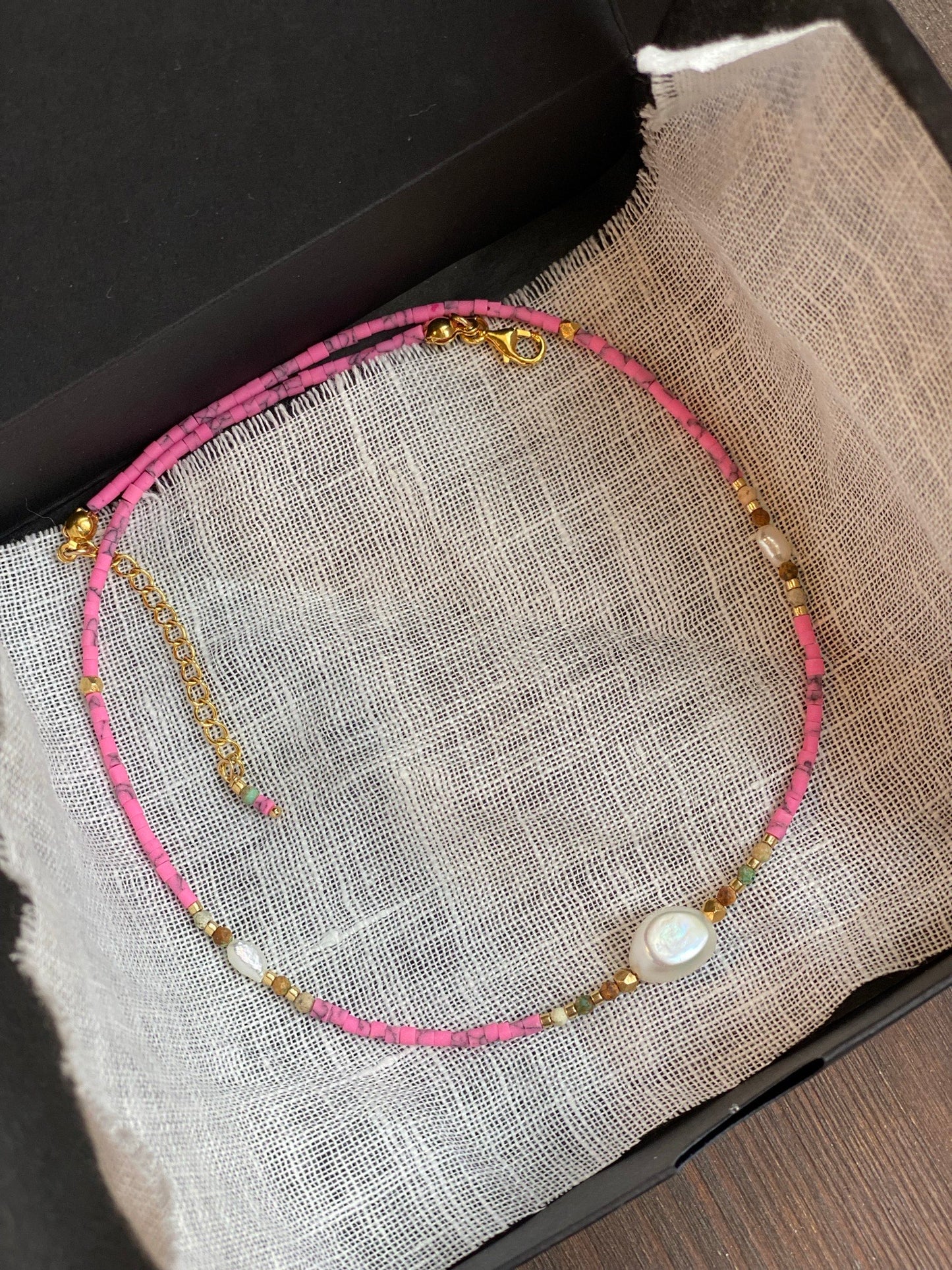 Pink Gypsy Choker